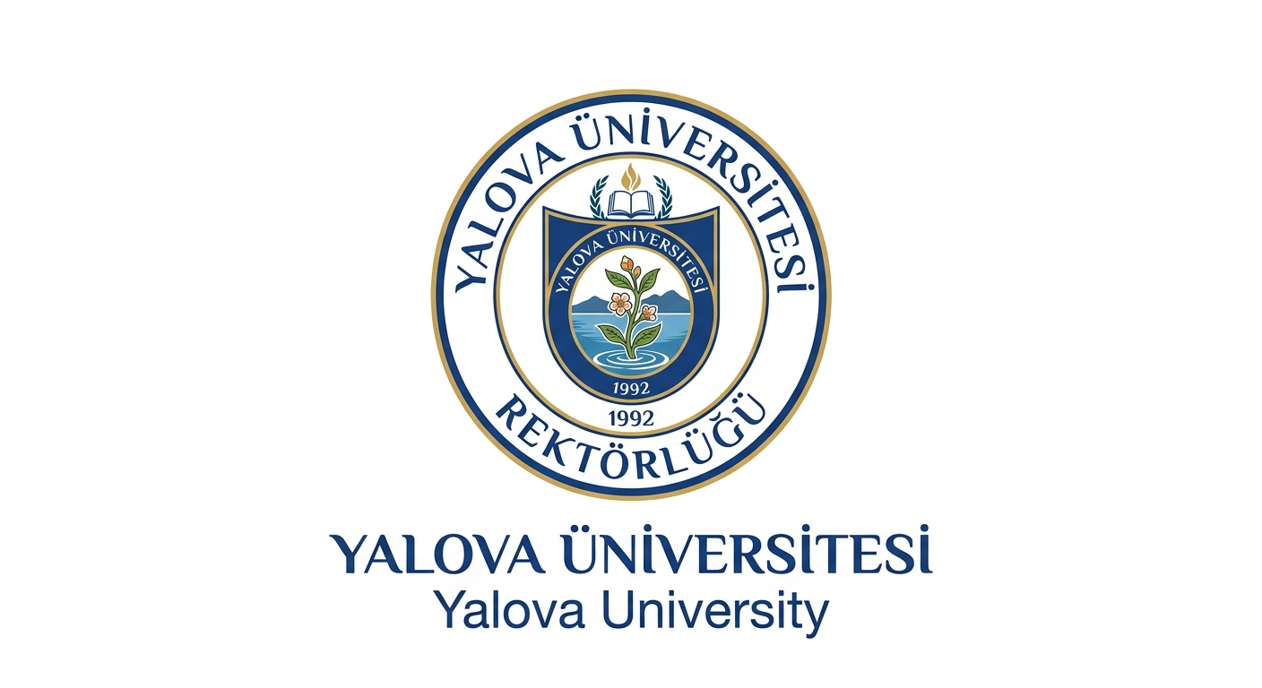 Yalova University official logo featuring university crest with Turkish text Yalova Universitesi on white background