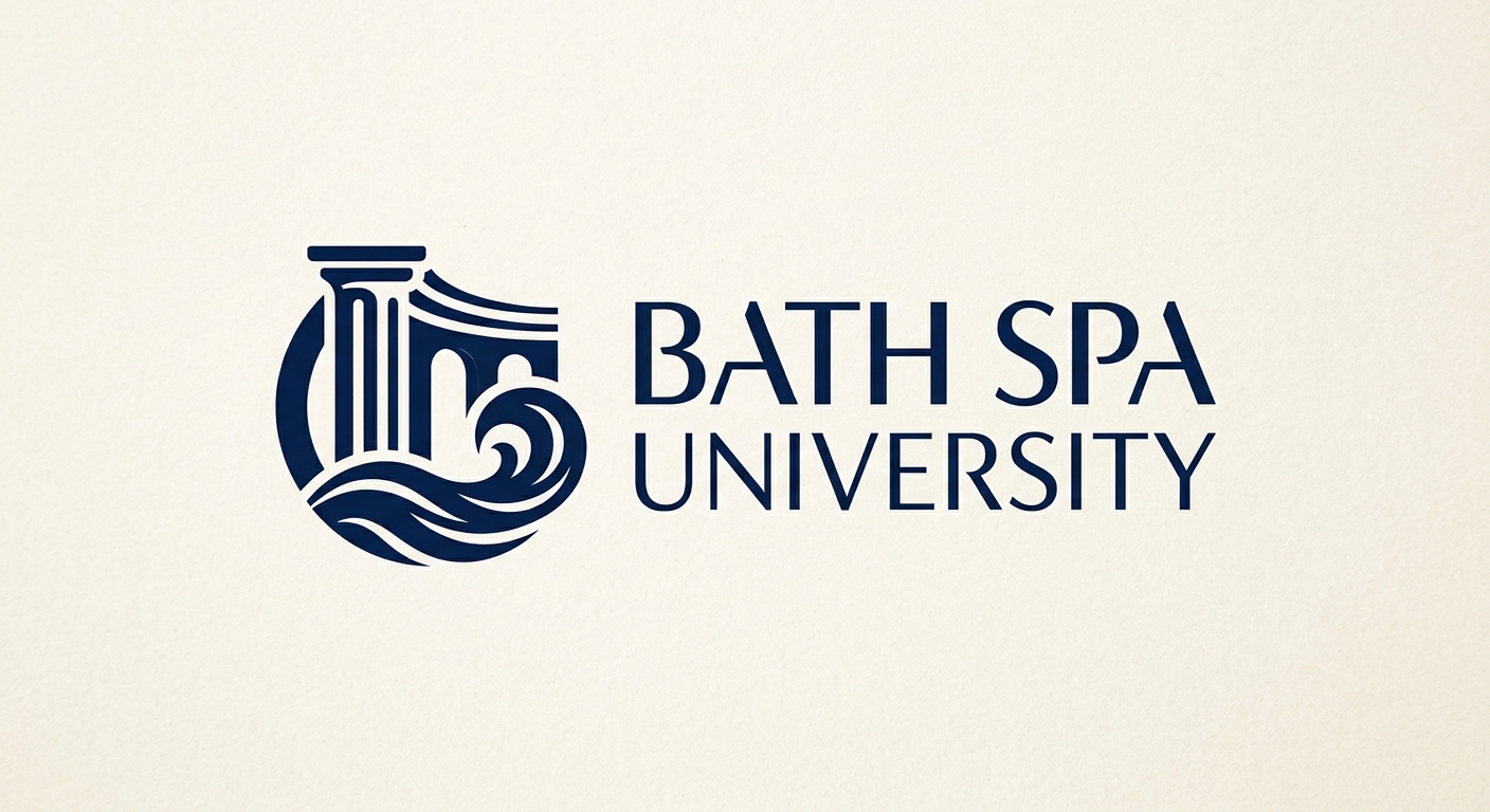 Bath Spa University official logo featuring the university name in modern typography with a stylised design element