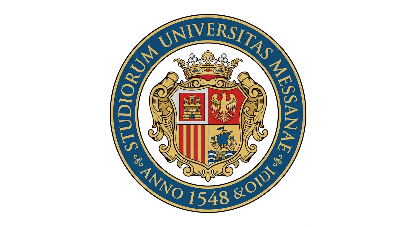 University of Messina official logo featuring the traditional UniME crest with Latin inscription Studiorum Universitas Messanae on a white background