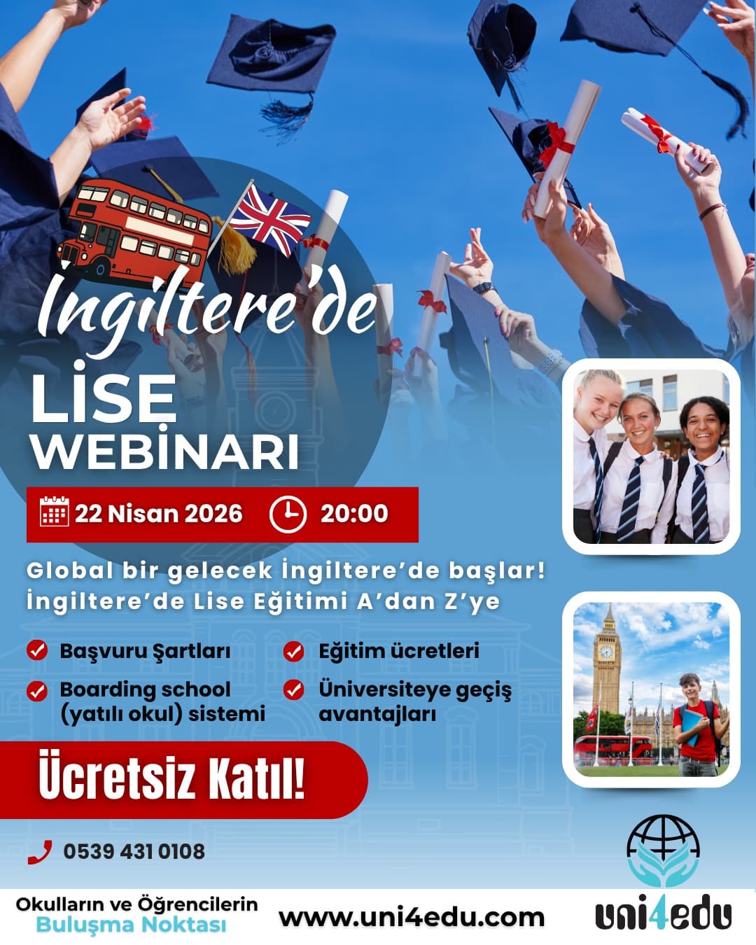 High School Webinar in England