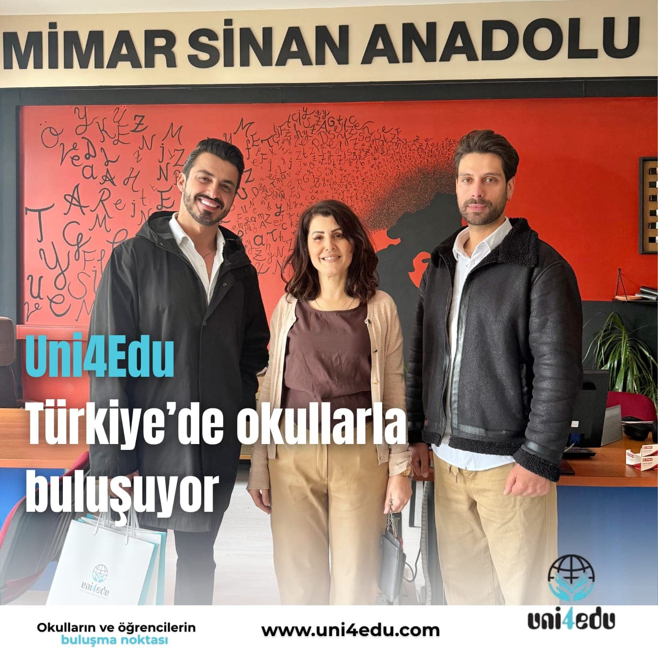  Uni4Edu ekibi olarak Türkiye’deki okullarla buluşuyoruz! -  Çorlu Mimar Sinan Anadolu Lisesi 